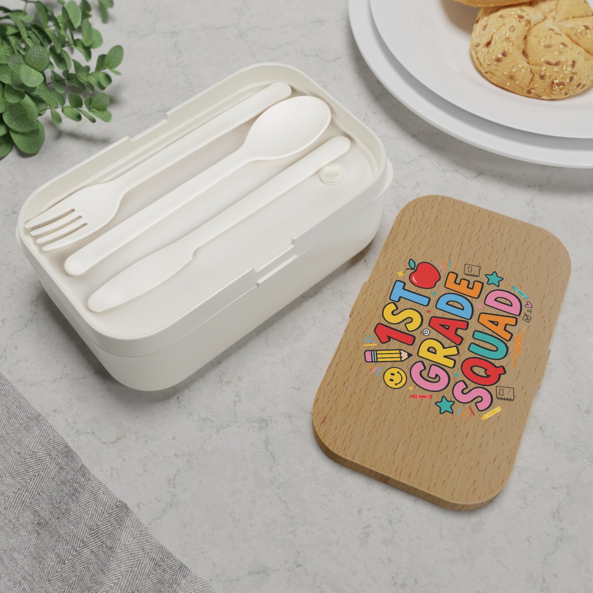 1st Grade Squad Bento Lunch Box — Cute School Lunchbox for Kids