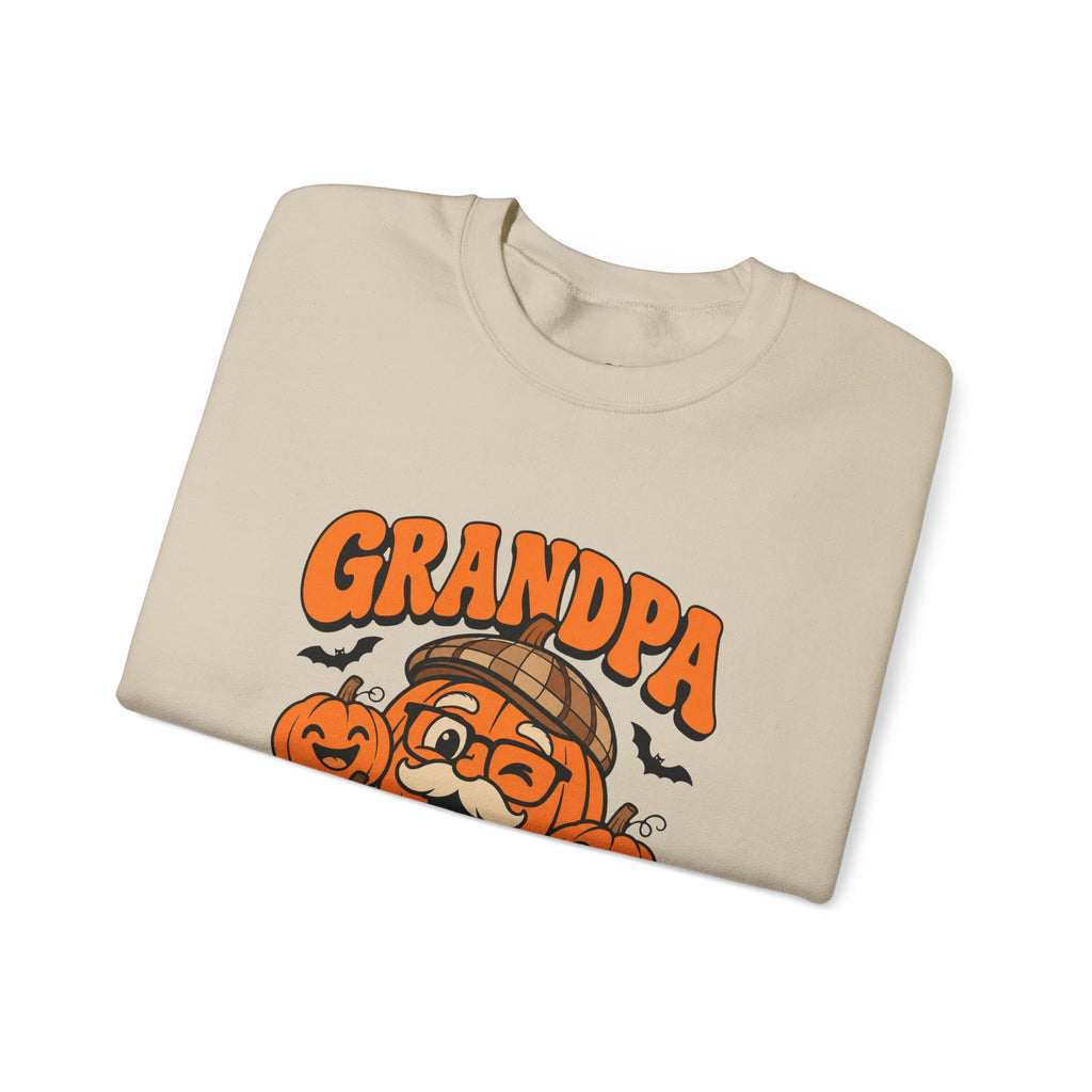 Grandpa Pumpkin Halloween Crewneck Sweatshirt
