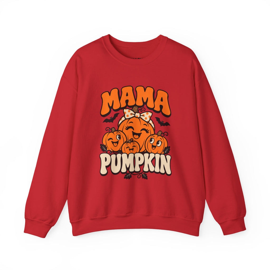 Mama Pumpkin Halloween Crewneck Sweatshirt for Moms