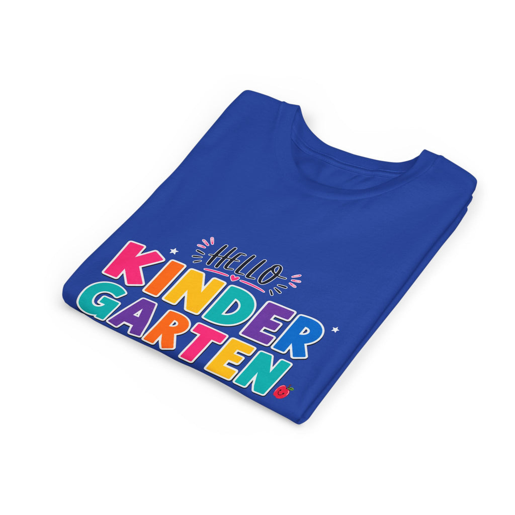 Kindergarten First Day Youth Tee — "Hello Kindergarten" Back-to-School Shirt