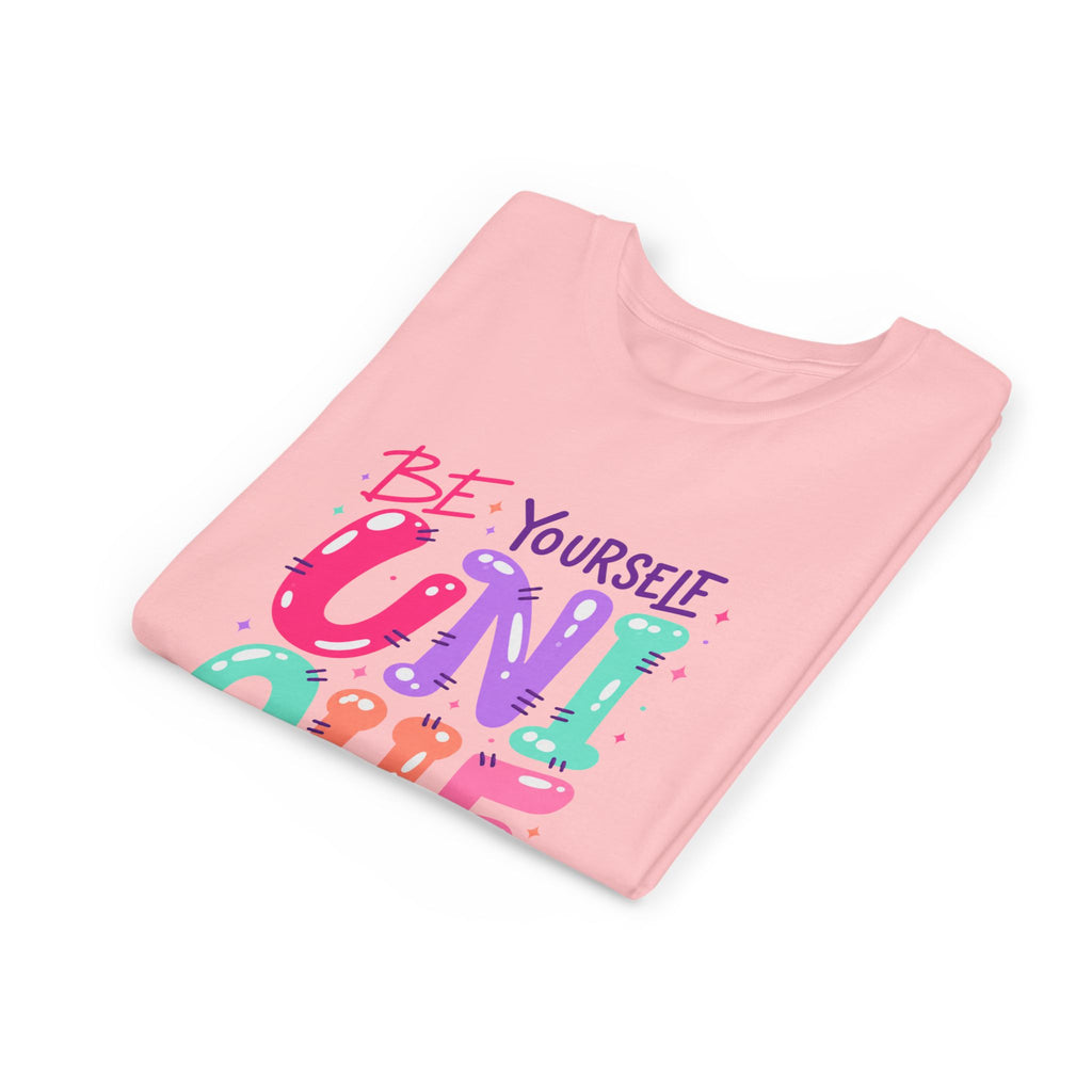 Youth Tee — Be Yourself Unique Colorful Kids Graphic T-Shirt