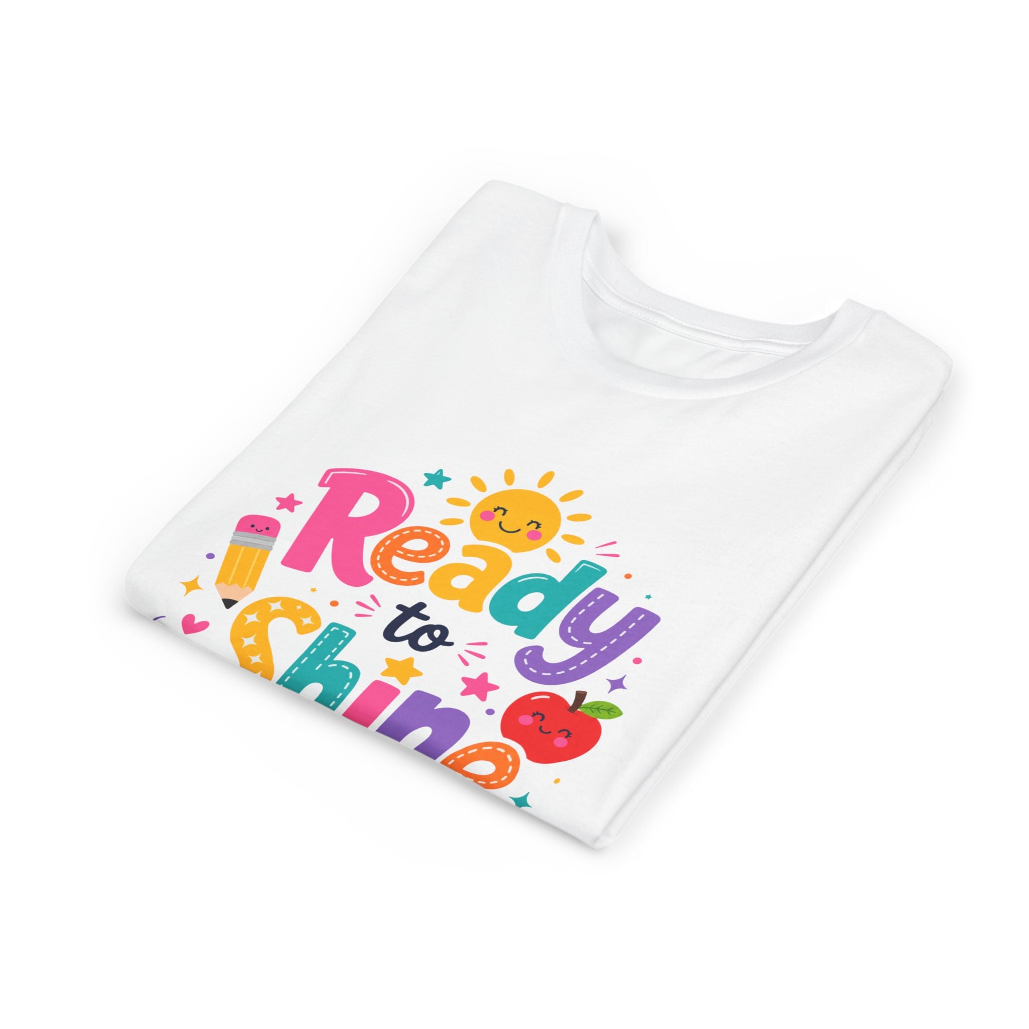 Ready to Shine Youth Tee – First Day Ready Back to School Shirt