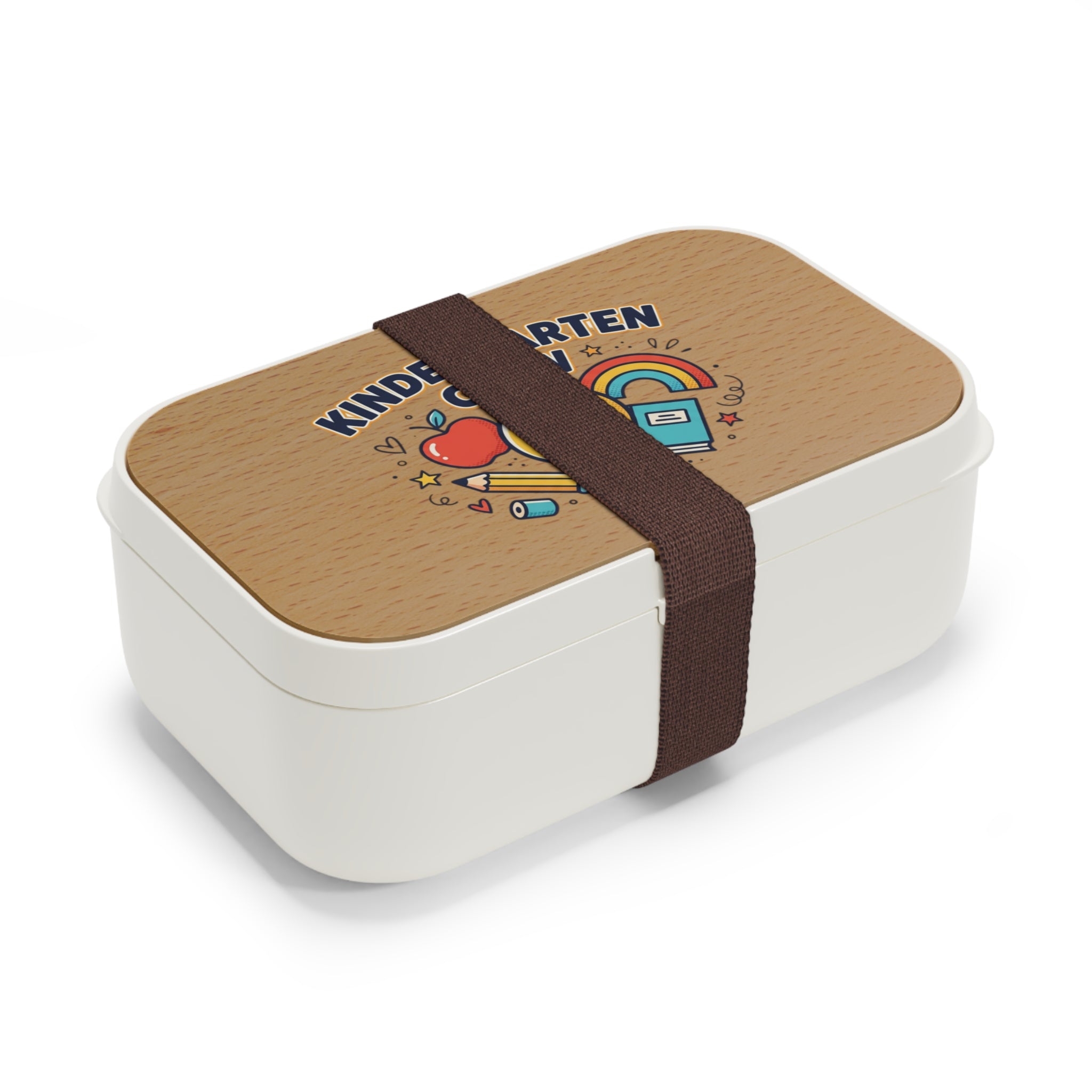 Bento Lunch Box — "Kindergarten Crew" Cute School Snack Box for Kids
