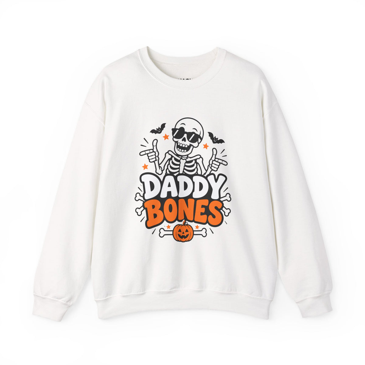 Daddy Bones Halloween Sweatshirt for Dads – Funny Skeleton Crewneck
