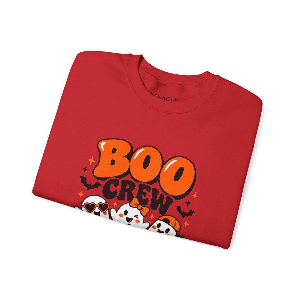 Boo Crew Mom Halloween Sweatshirt – Women’s Graphic Crewneck
