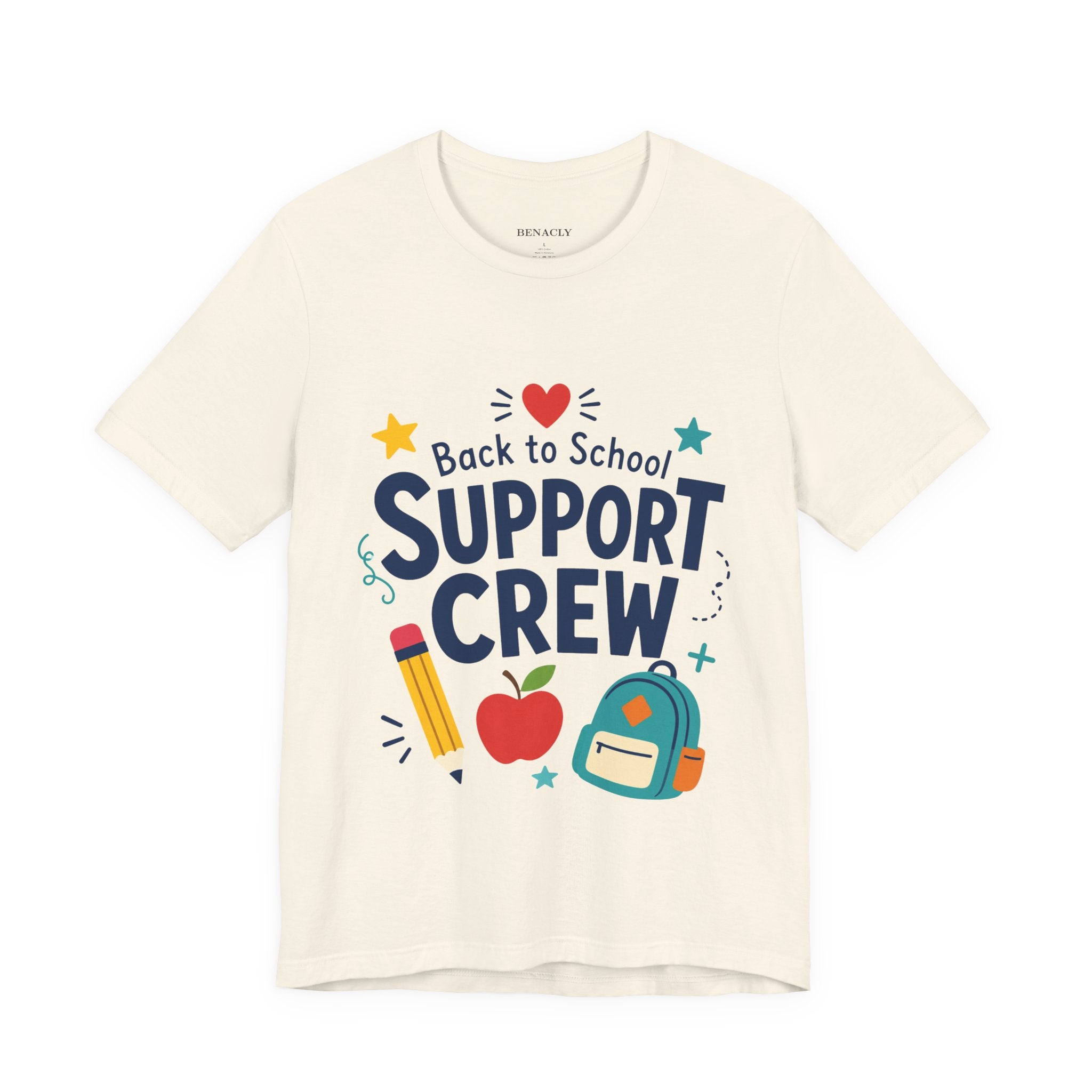 Back to School Support Crew T-Shirt — Parent, Teacher & School Staff Tee