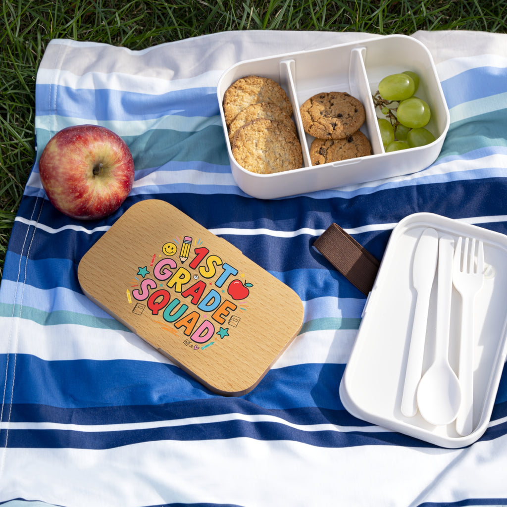 1st Grade Squad Bento Lunch Box — Cute School Lunchbox for Kids