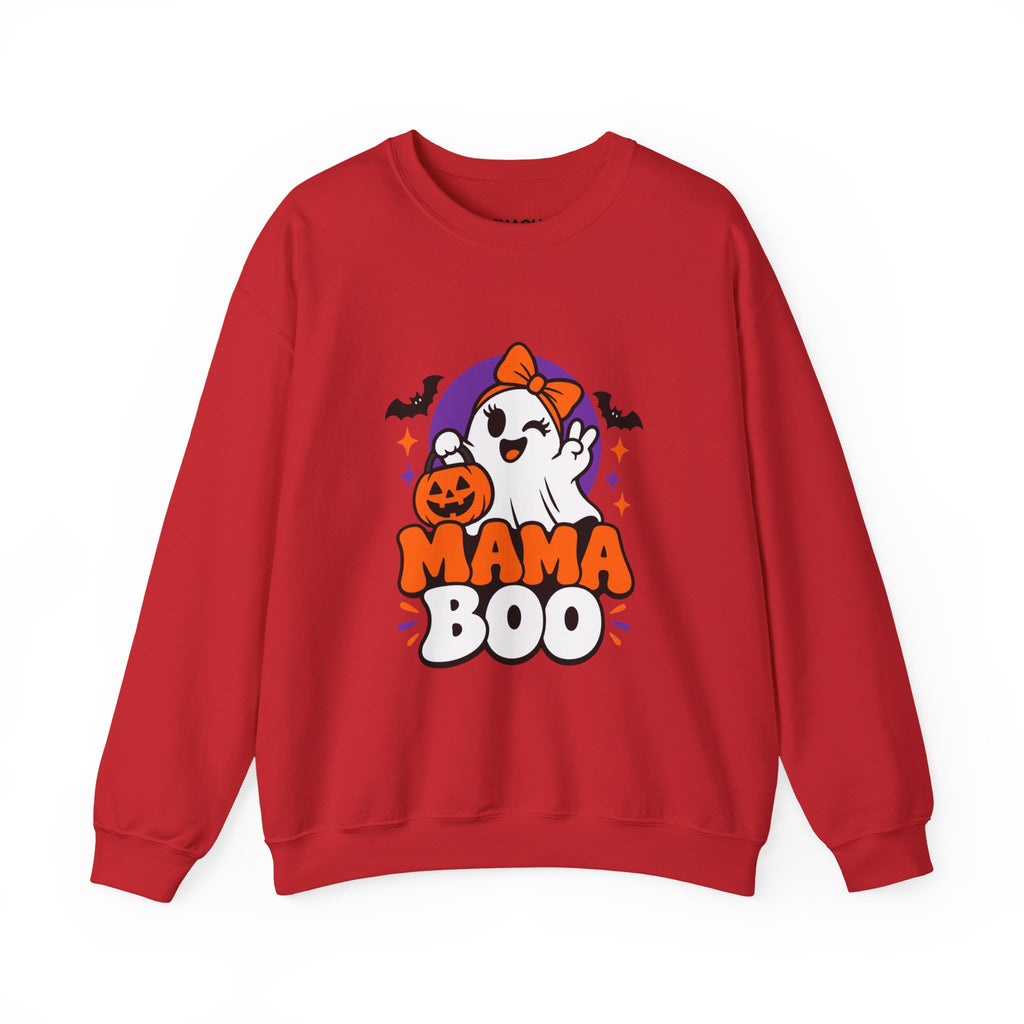 Mama Boo Halloween Sweatshirt — Cute Ghost Mom Crewneck