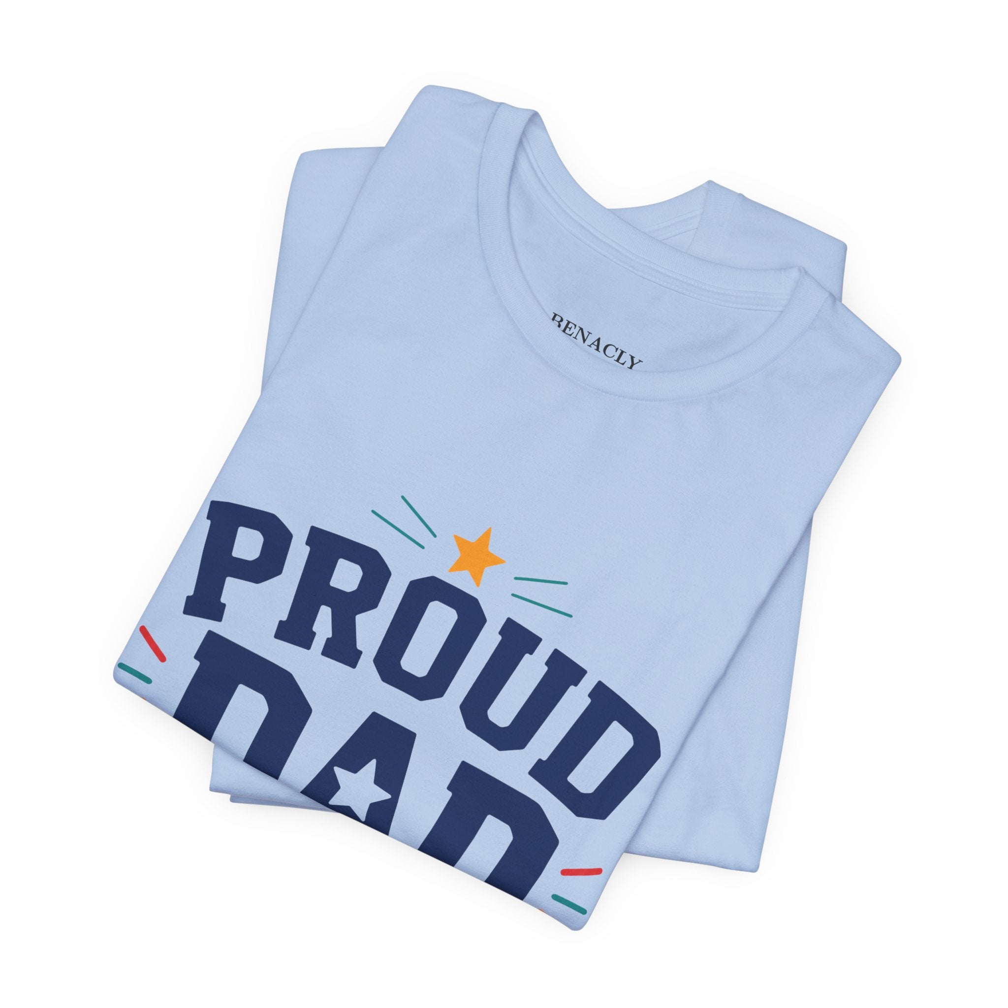 Proud Dad of a Kindergartener T-Shirt — Back to School Dad Gift