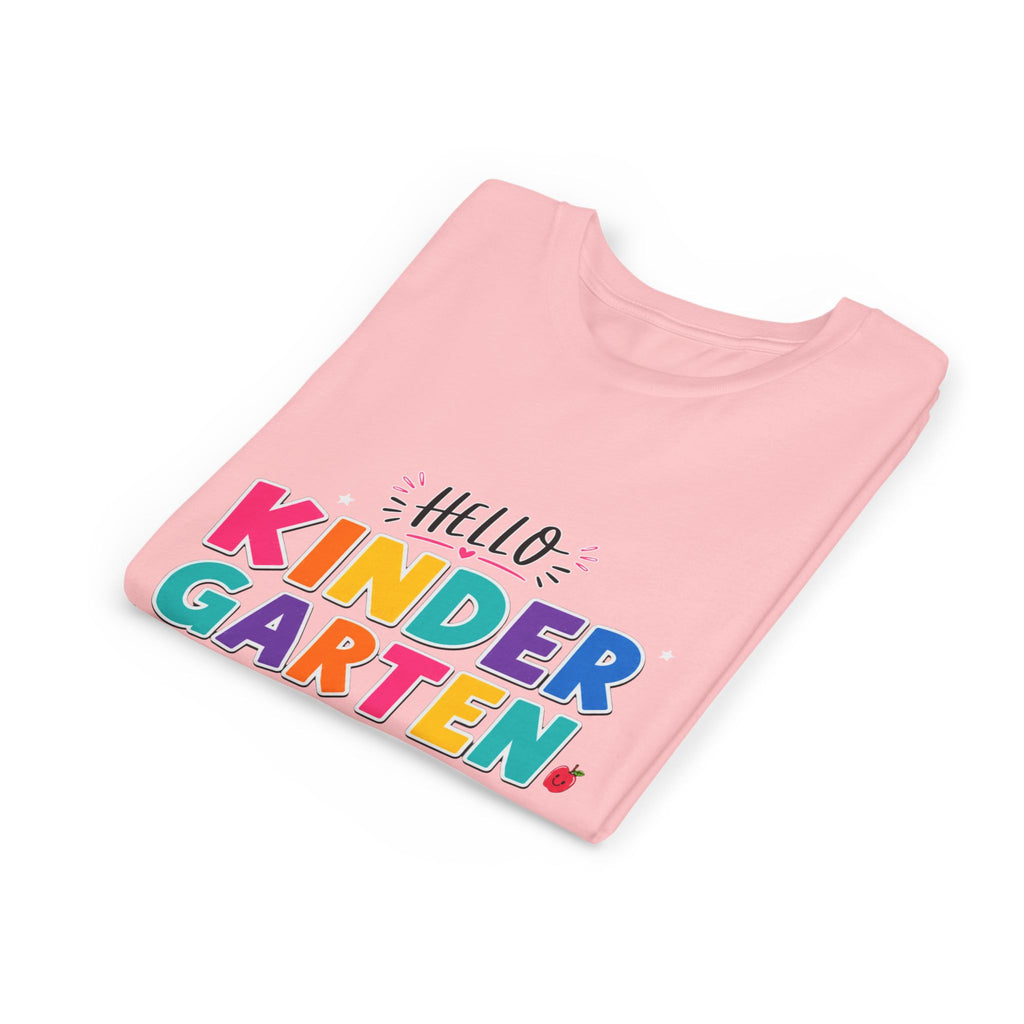 Kindergarten First Day Youth Tee — "Hello Kindergarten" Back-to-School Shirt