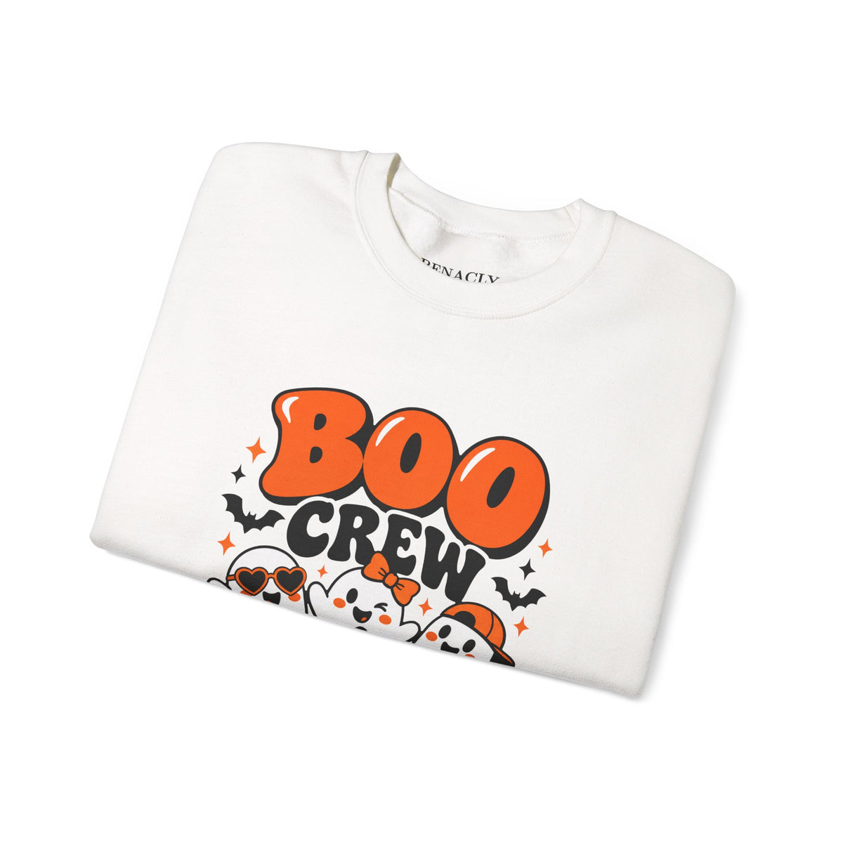 Boo Crew Mom Halloween Sweatshirt – Women’s Graphic Crewneck