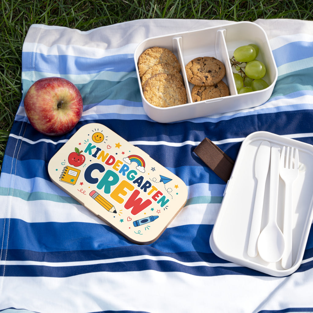 Kindergarten Crew Bento Lunch Box – Cute Back-to-School Kids Lunchbox