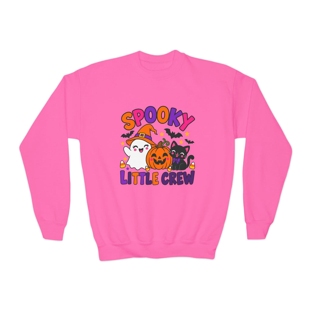 Spooky Little Crew Youth Halloween Sweatshirt