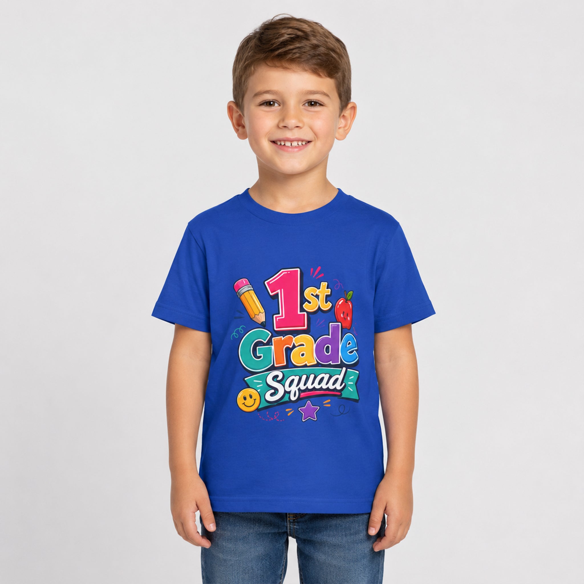 1st Grade Shirt, Back to School Squad Tee, First Day of School Gift