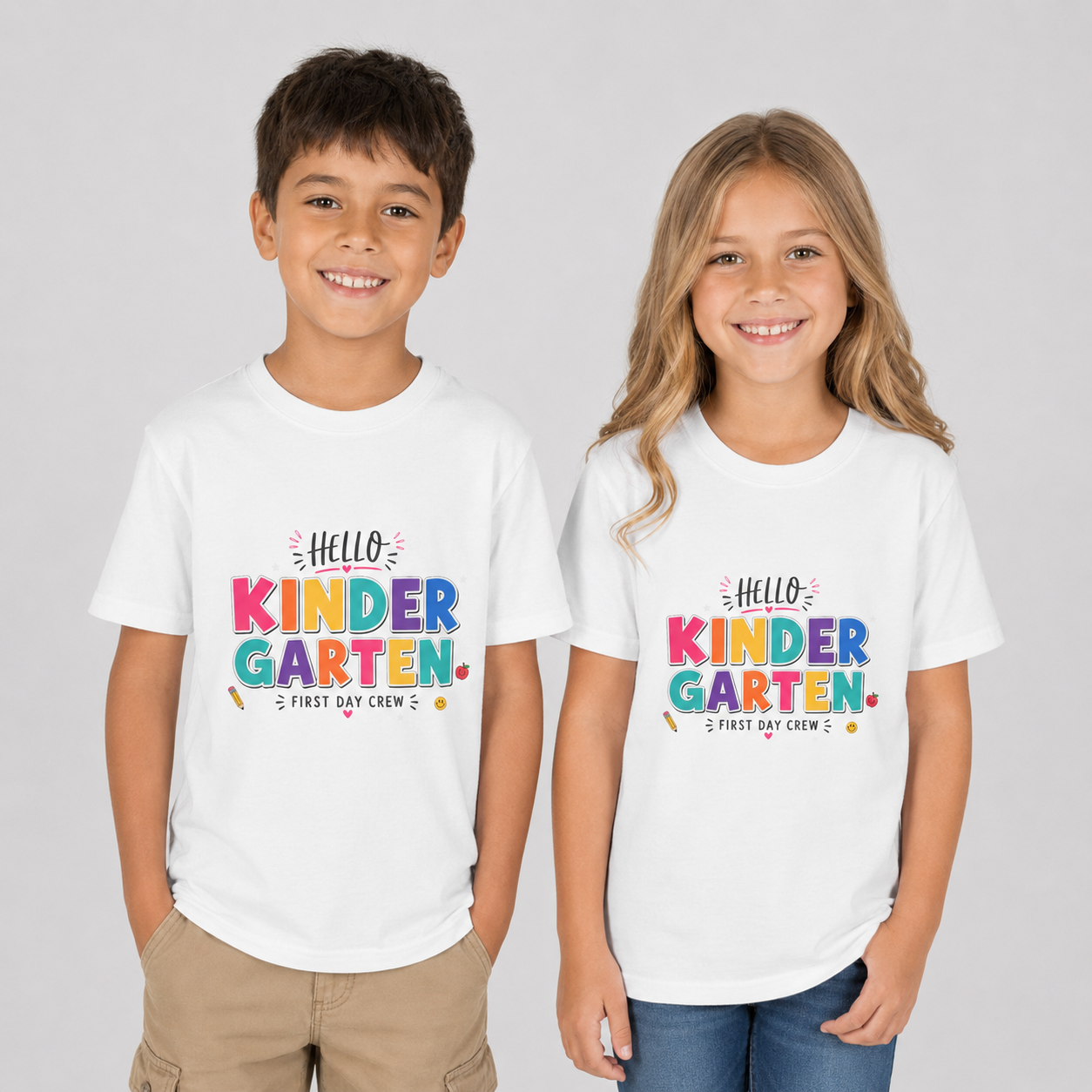 Kindergarten First Day Youth Tee — "Hello Kindergarten" Back-to-School Shirt