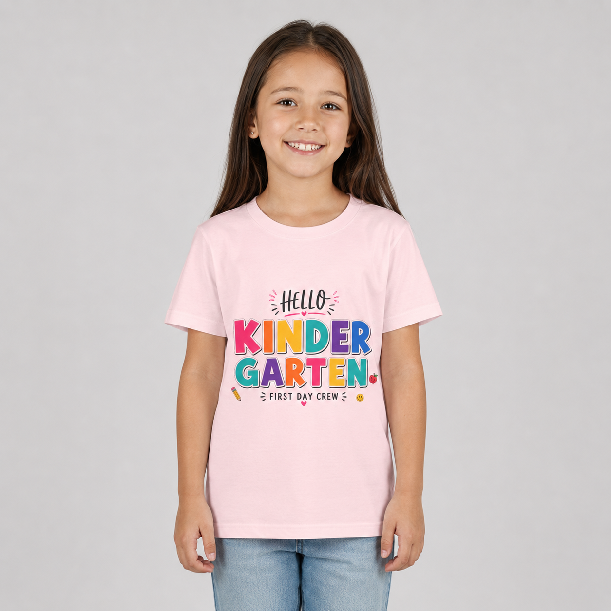Kindergarten First Day Youth Tee — "Hello Kindergarten" Back-to-School Shirt