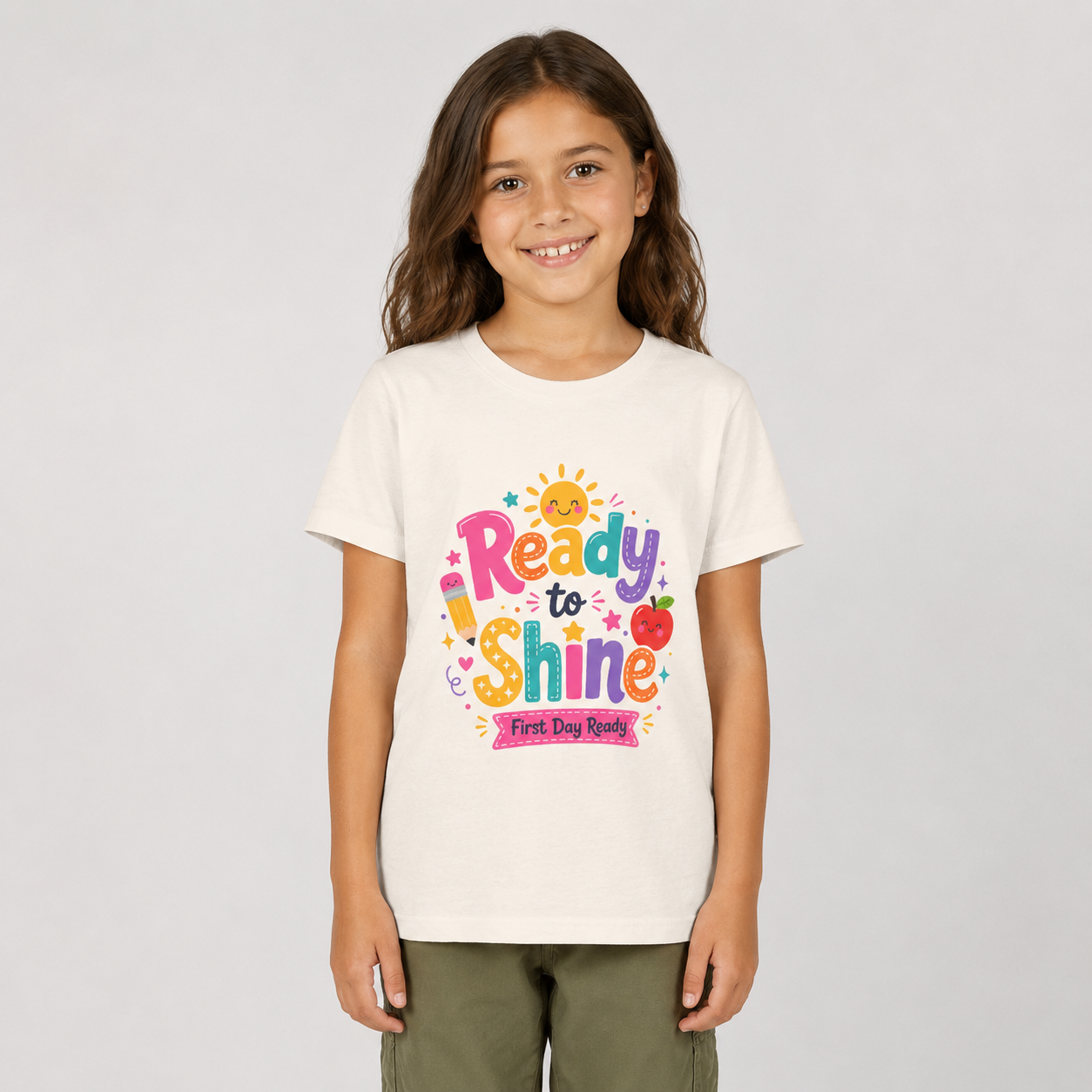 Ready to Shine Youth Tee – First Day Ready Back to School Shirt