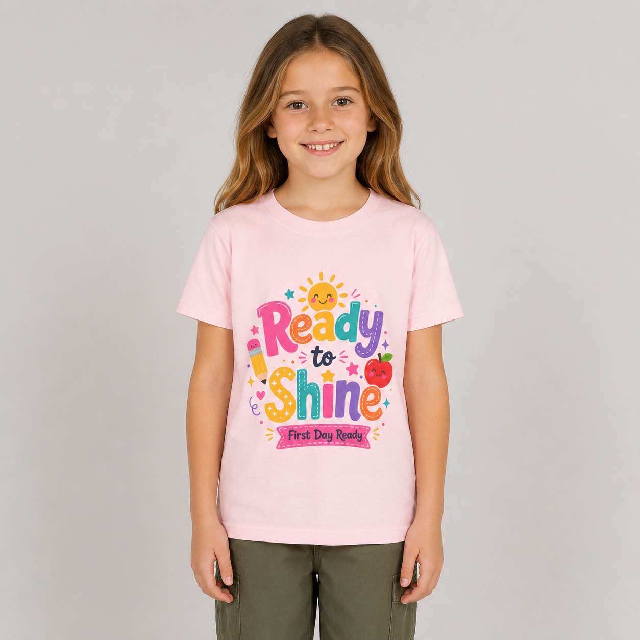 Ready to Shine Youth Tee – First Day Ready Back to School Shirt