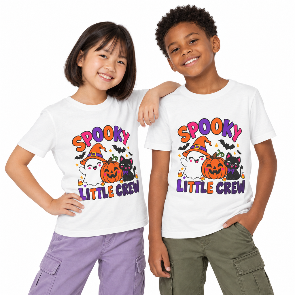 Spooky Little Crew Kids’ Halloween T-Shirt