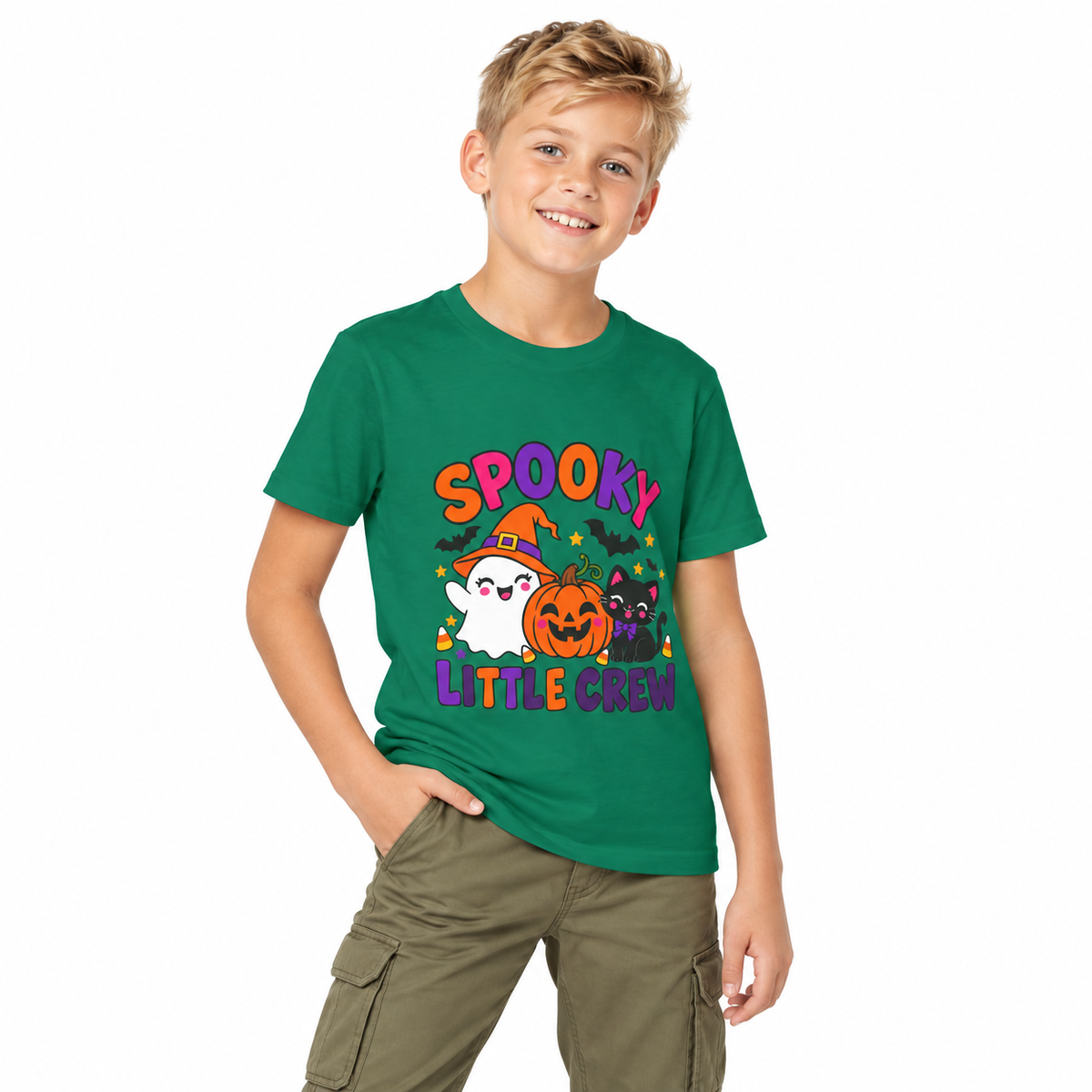 Spooky Little Crew Kids’ Halloween T-Shirt