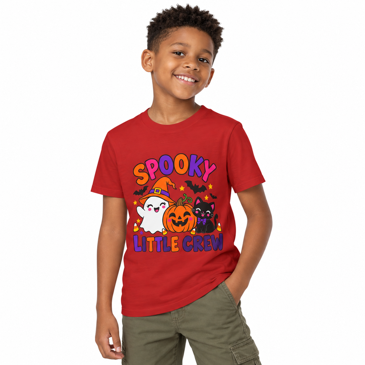 Spooky Little Crew Kids’ Halloween T-Shirt