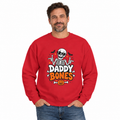 Daddy Bones Halloween Sweatshirt for Dads – Funny Skeleton Crewneck