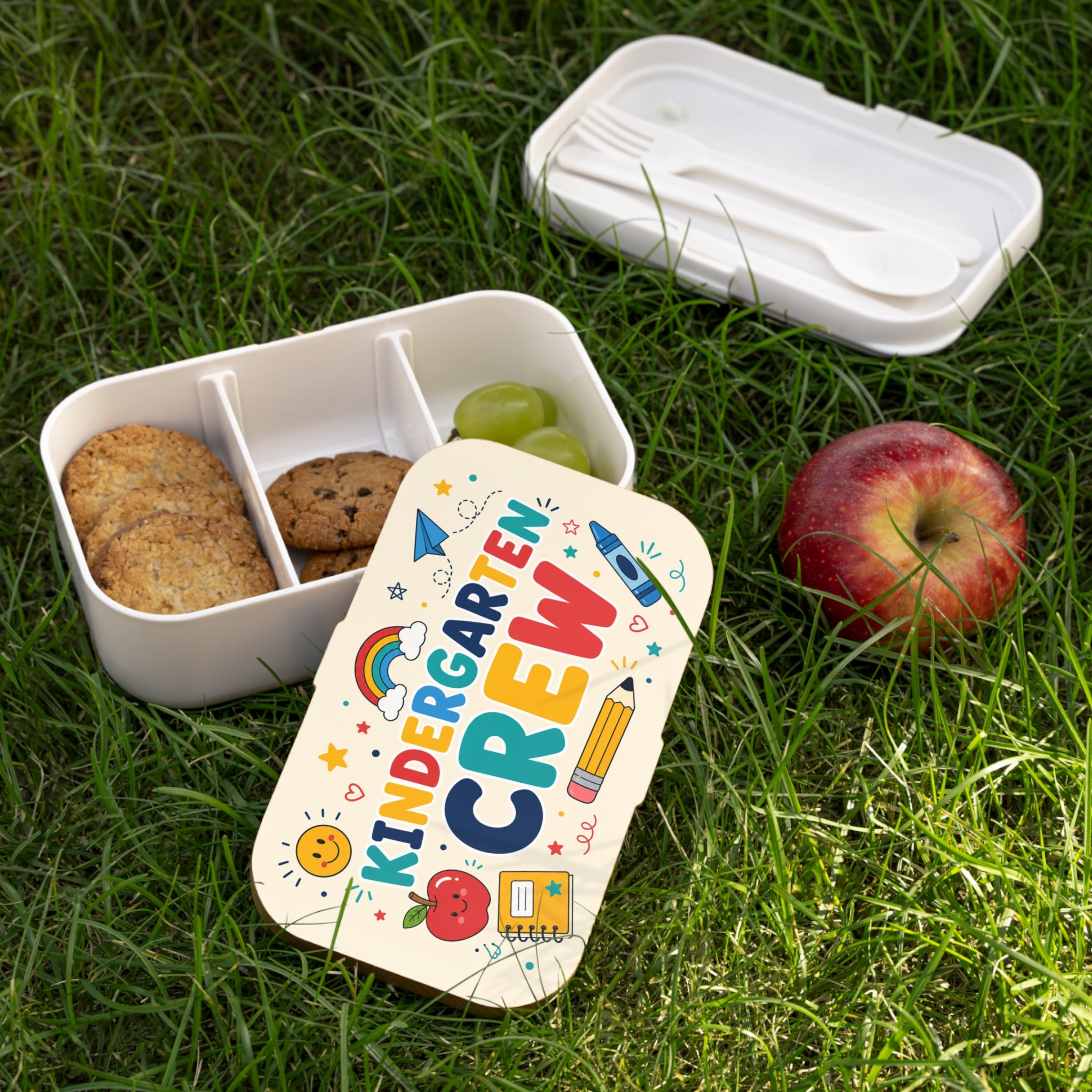 Kindergarten Crew Bento Lunch Box – Cute Back-to-School Kids Lunchbox