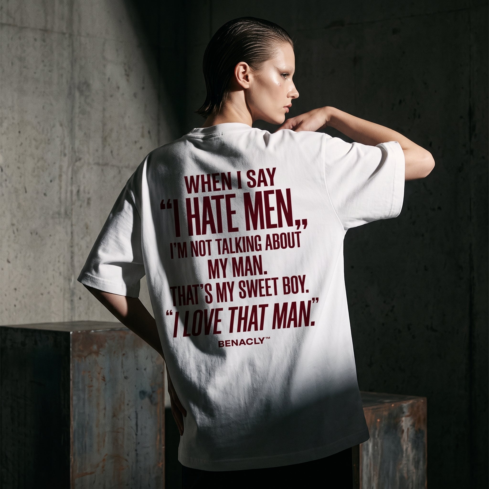 oversizedgraphictee,funnyrelationshipshirt,cottontshirt,unisexstreetwear,backprinttee,girlfriendgift,wifegift,heavyweightcotton,pinkoversizedtee,apricottshirt,whitegraphictee,benacly