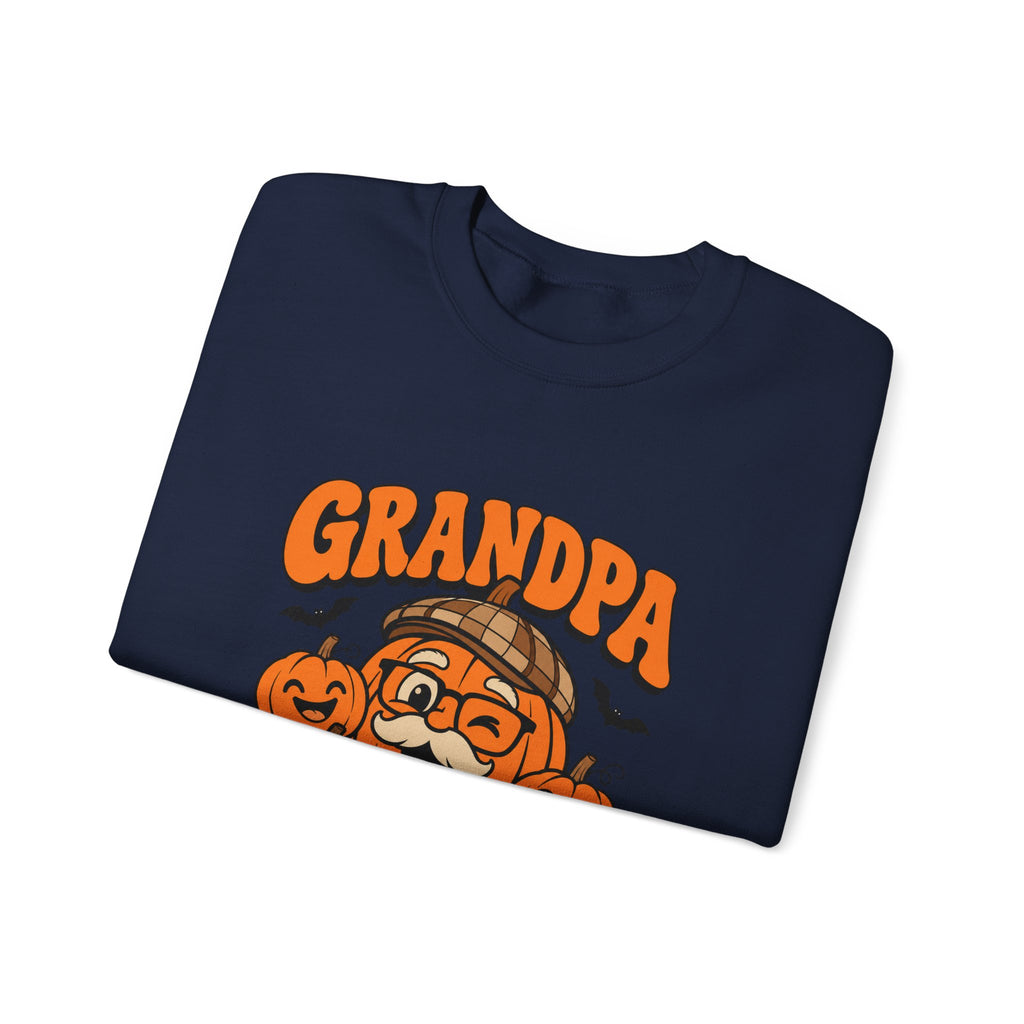 Grandpa Pumpkin Halloween Crewneck Sweatshirt