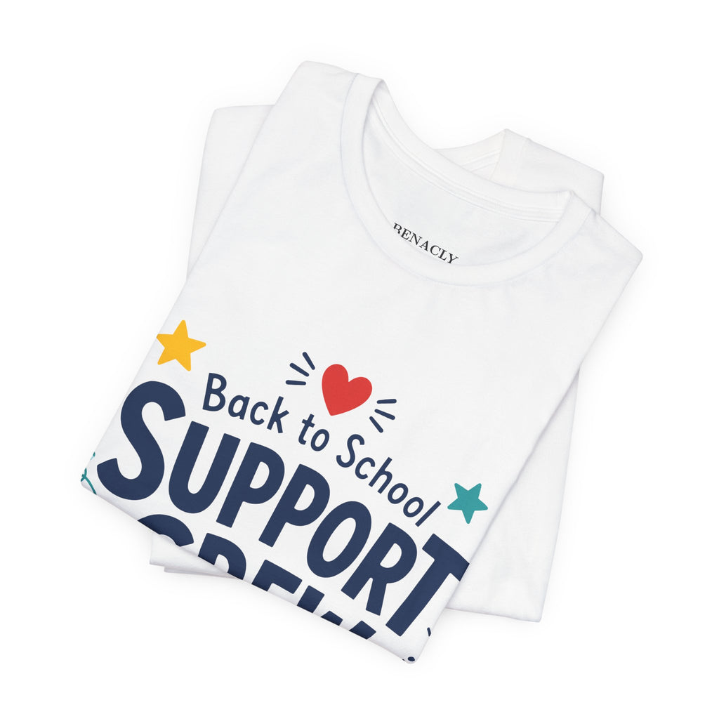 Back to School Support Crew T-Shirt — Parent, Teacher & School Staff Tee