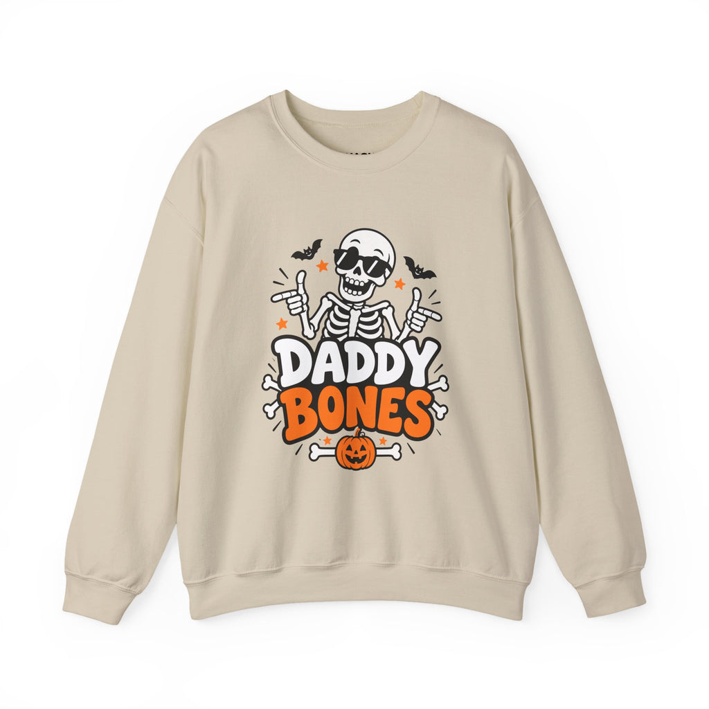 Daddy Bones Halloween Sweatshirt for Dads – Funny Skeleton Crewneck