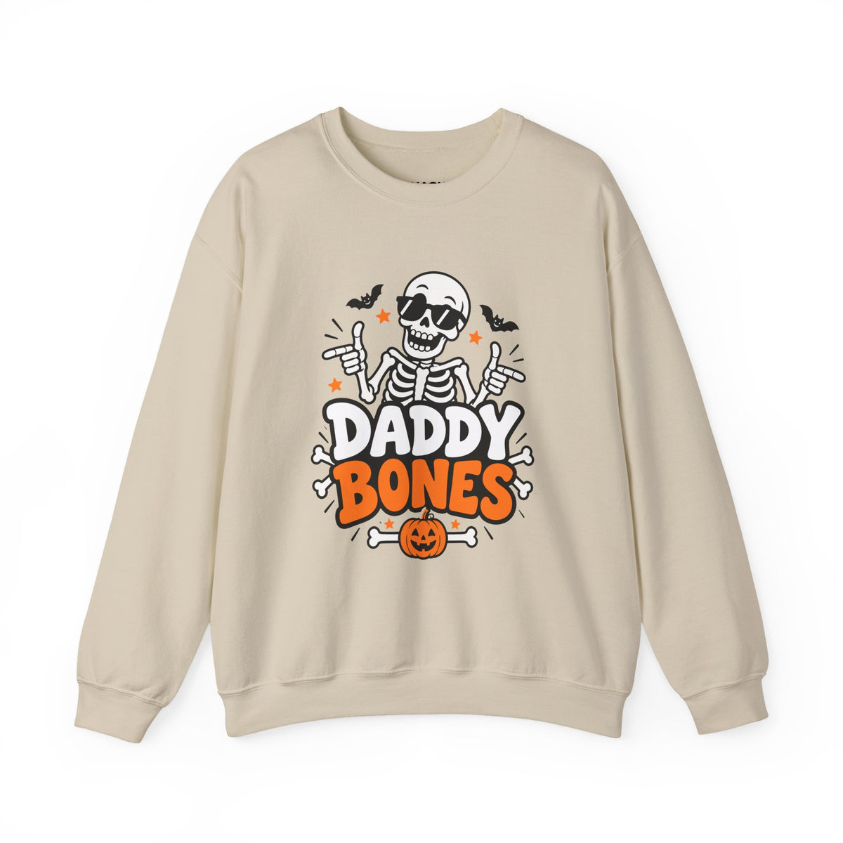 Daddy Bones Halloween Sweatshirt for Dads – Funny Skeleton Crewneck