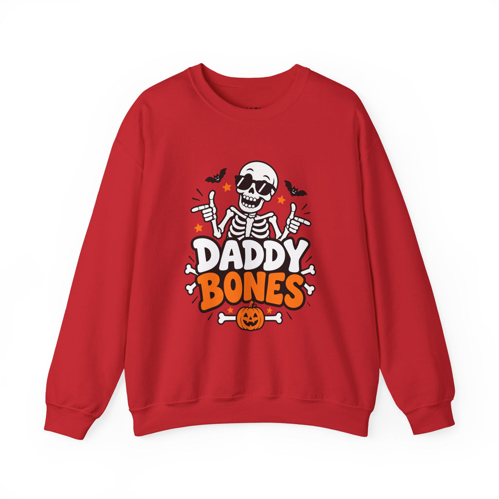 Daddy Bones Halloween Sweatshirt for Dads – Funny Skeleton Crewneck