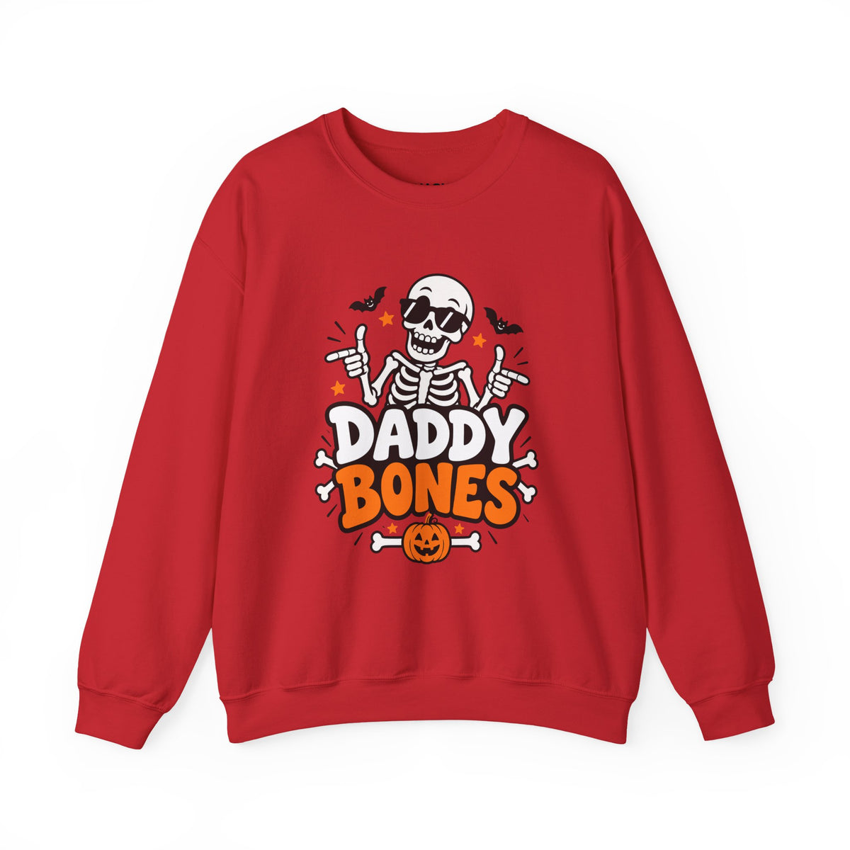 Daddy Bones Halloween Sweatshirt for Dads – Funny Skeleton Crewneck