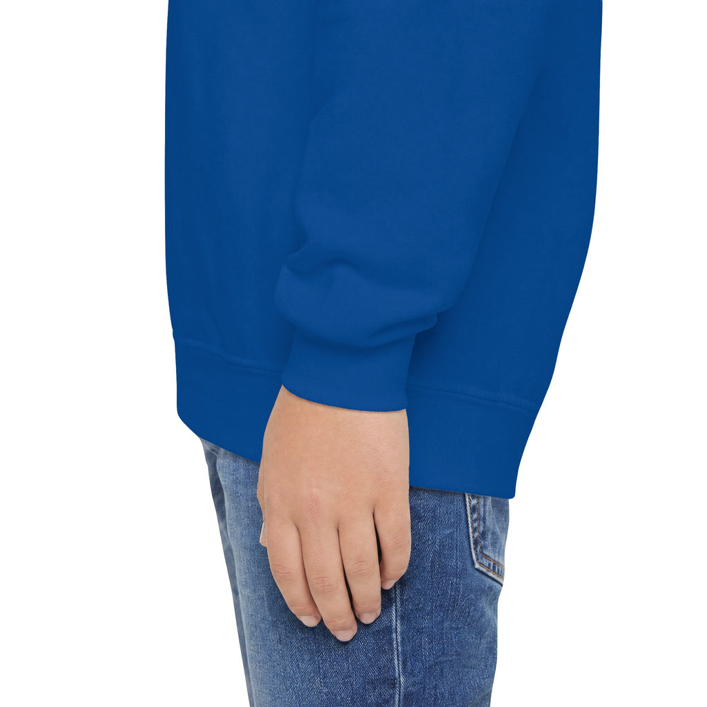 Little Boo Youth Halloween Sweatshirt — Ghost, Pumpkin & Bats