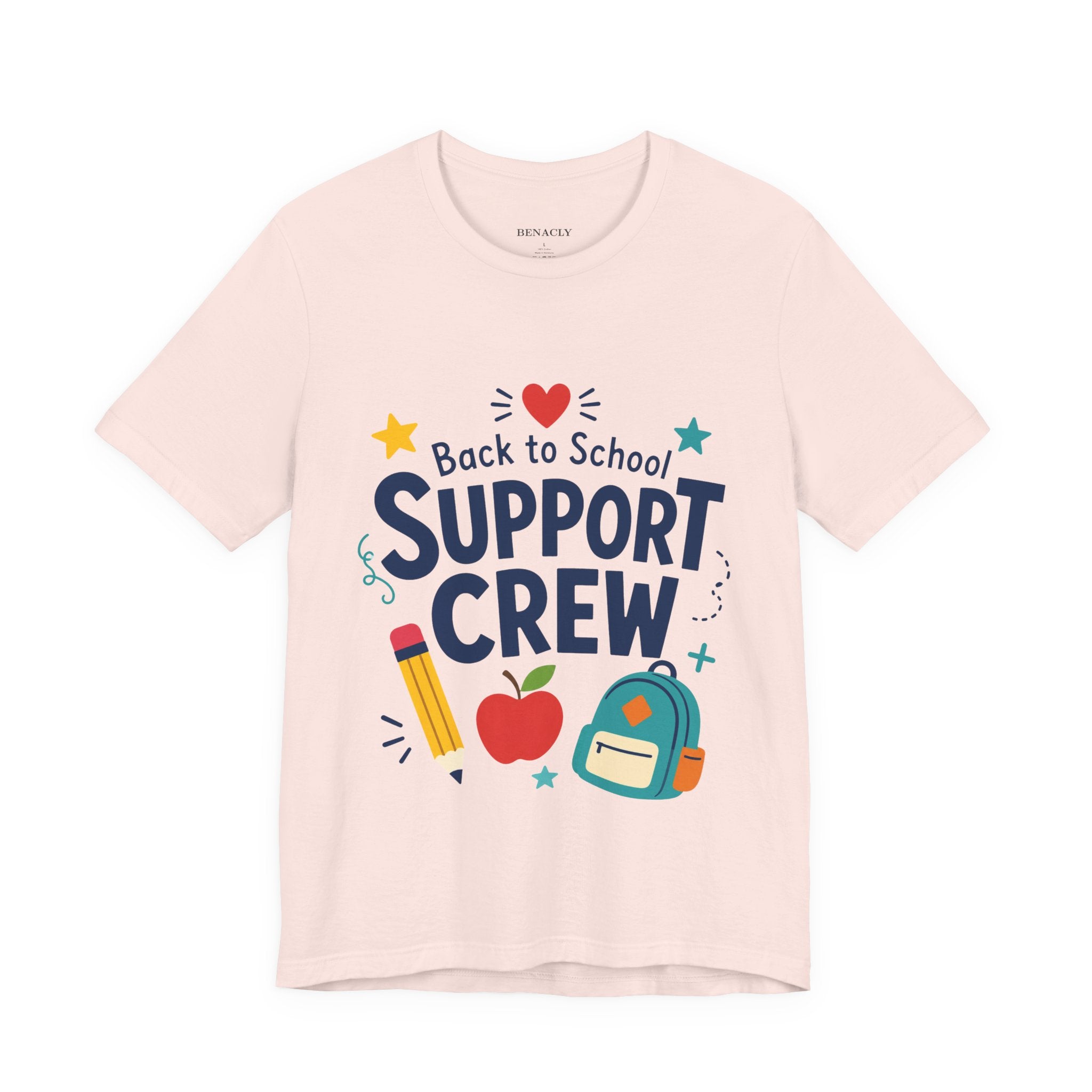 Back to School Support Crew T-Shirt — Parent, Teacher & School Staff Tee