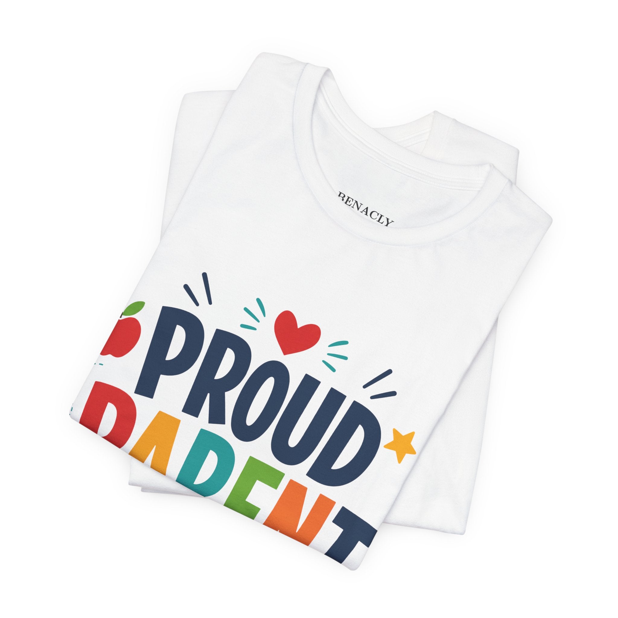 Proud Parent Crew T-Shirt — Colorful Back to School Tee