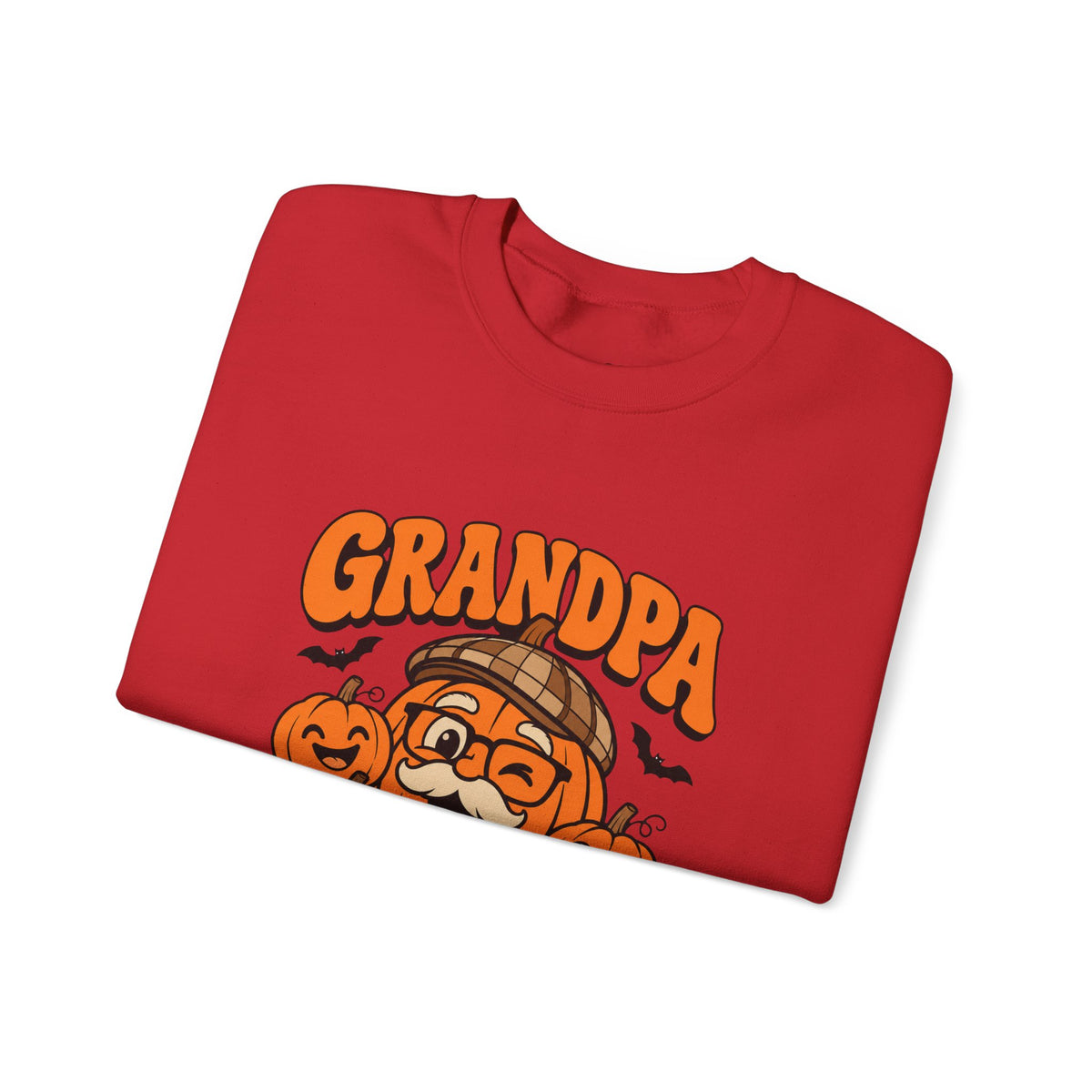 Grandpa Pumpkin Halloween Crewneck Sweatshirt