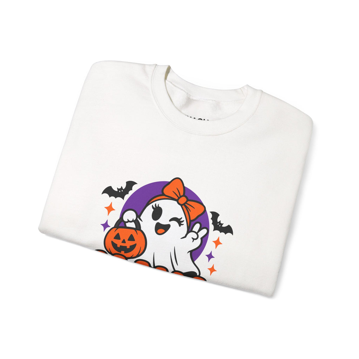 Mama Boo Halloween Sweatshirt — Cute Ghost Mom Crewneck
