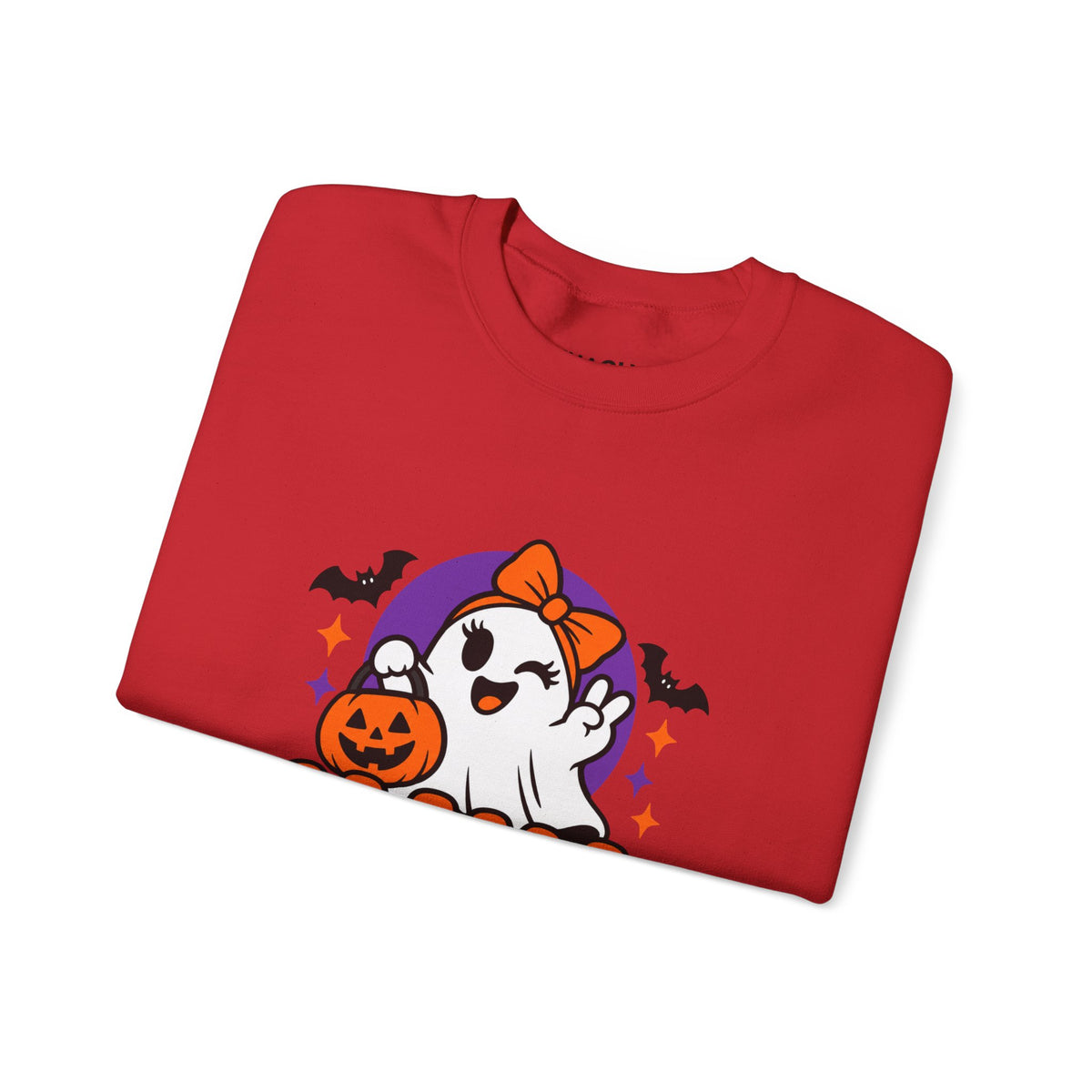 Mama Boo Halloween Sweatshirt — Cute Ghost Mom Crewneck