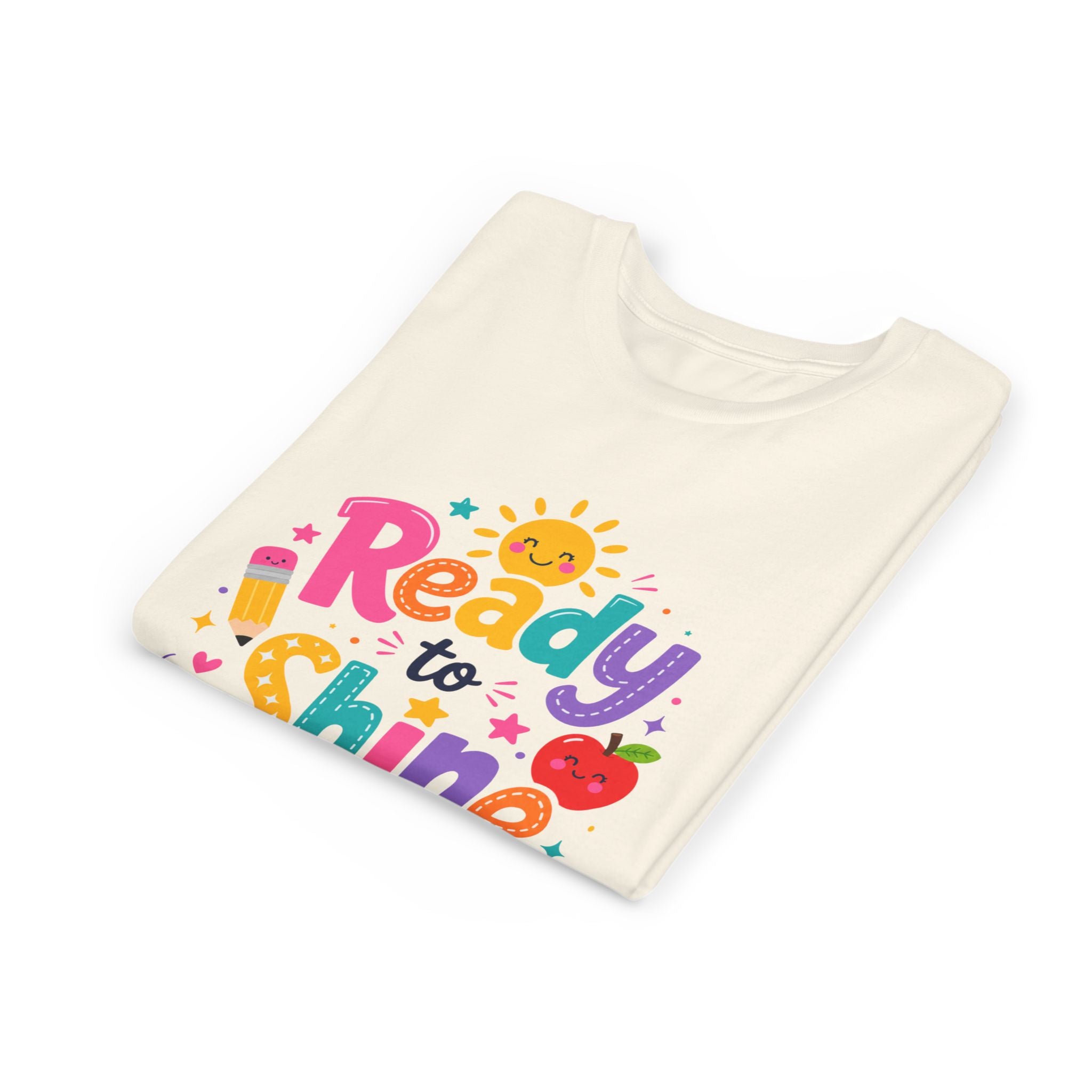 Ready to Shine Youth Tee – First Day Ready Back to School Shirt