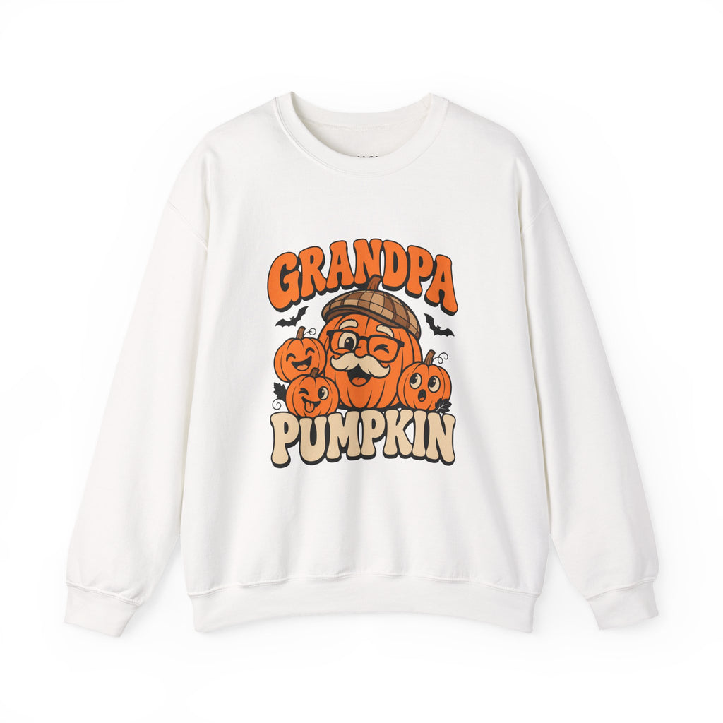 Grandpa Pumpkin Halloween Crewneck Sweatshirt