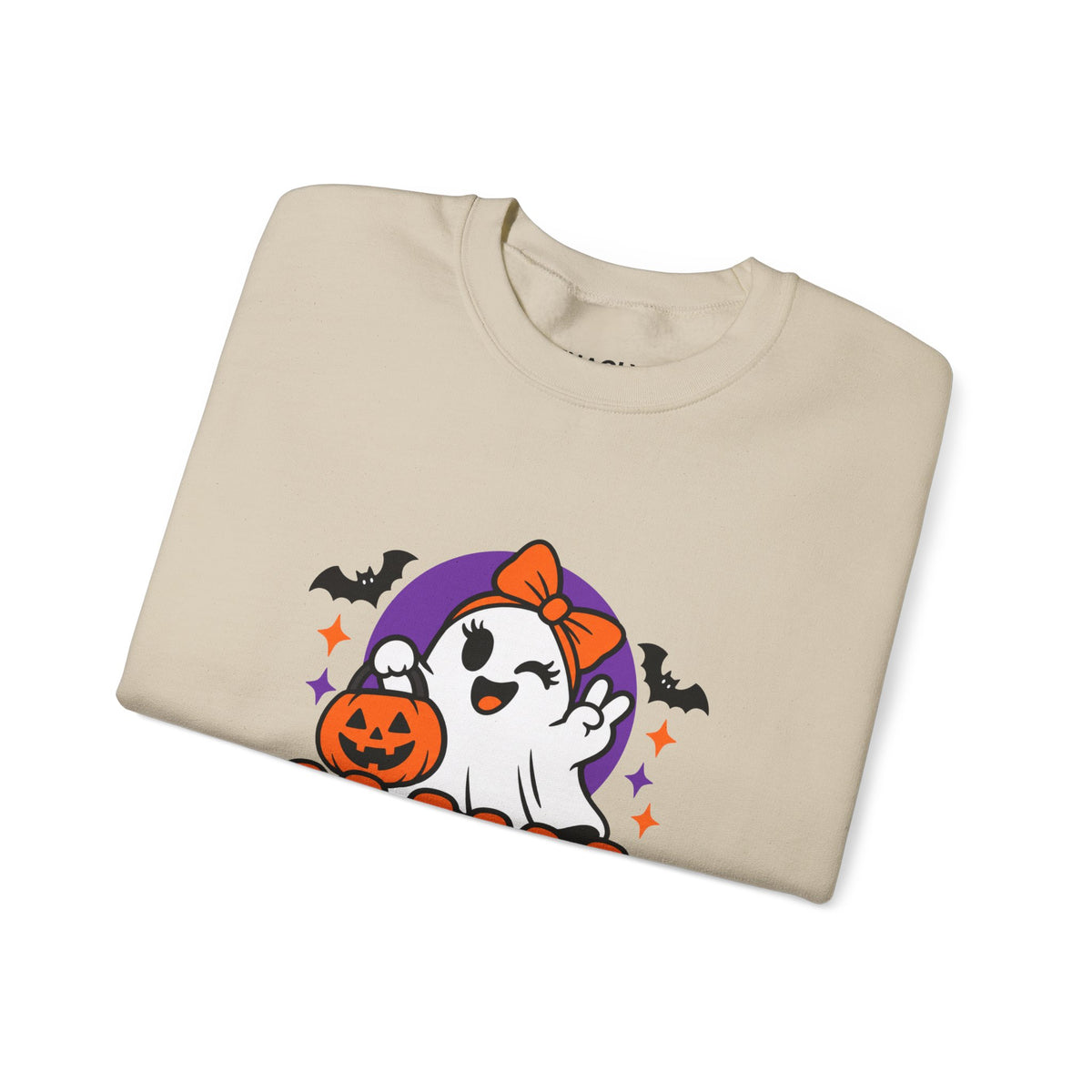 Mama Boo Halloween Sweatshirt — Cute Ghost Mom Crewneck