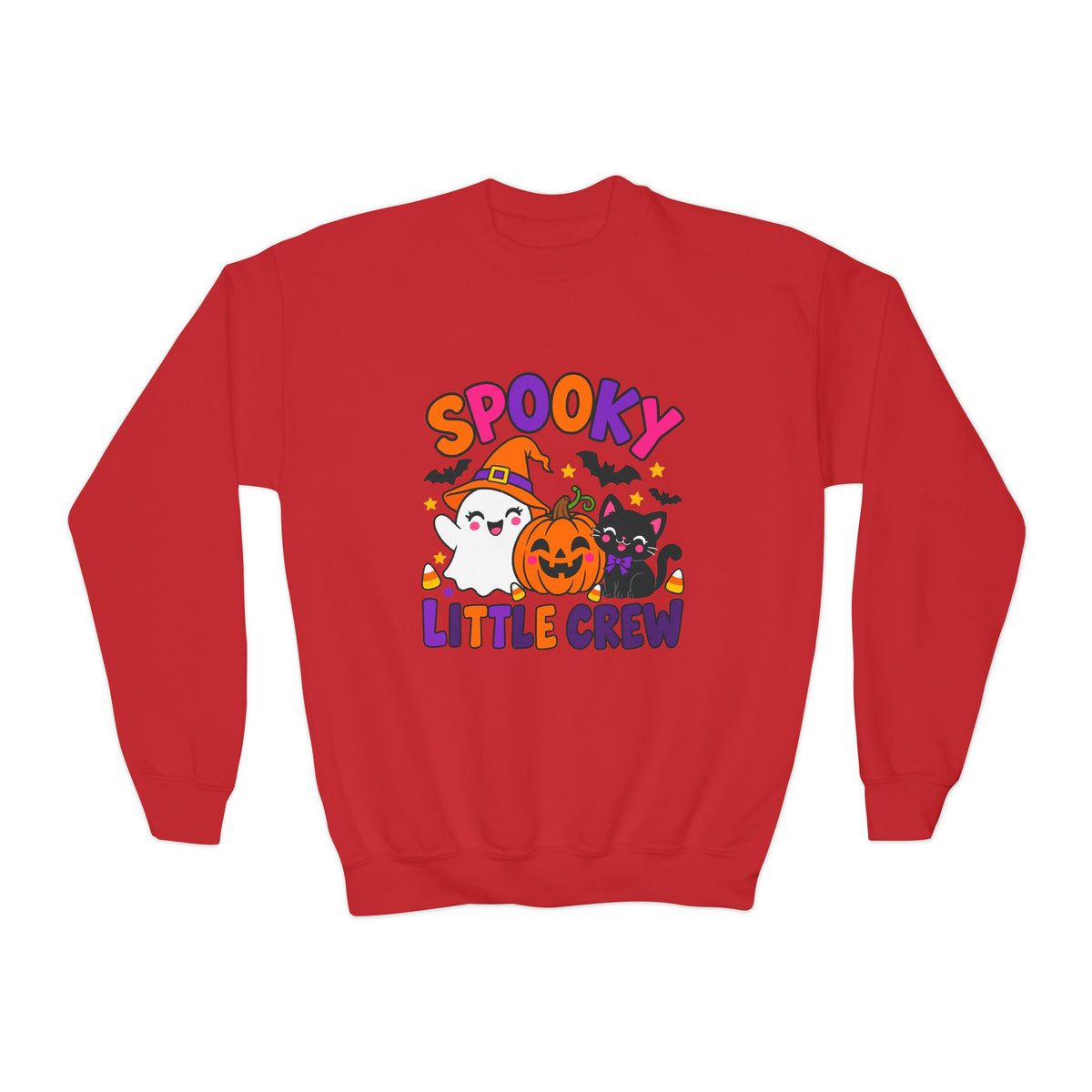 Spooky Little Crew Youth Halloween Sweatshirt