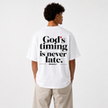 oversizedtshirt,unisextshirt,heavyweighttshirt,streetweartee,statementtshirt,backprinttshirt,whitetshirt,260gsmtshirt,faithshirt,christiantshirt,godstiming,inspirationalshirt,religiousshirt,benaclytees,premiumcottontshirt